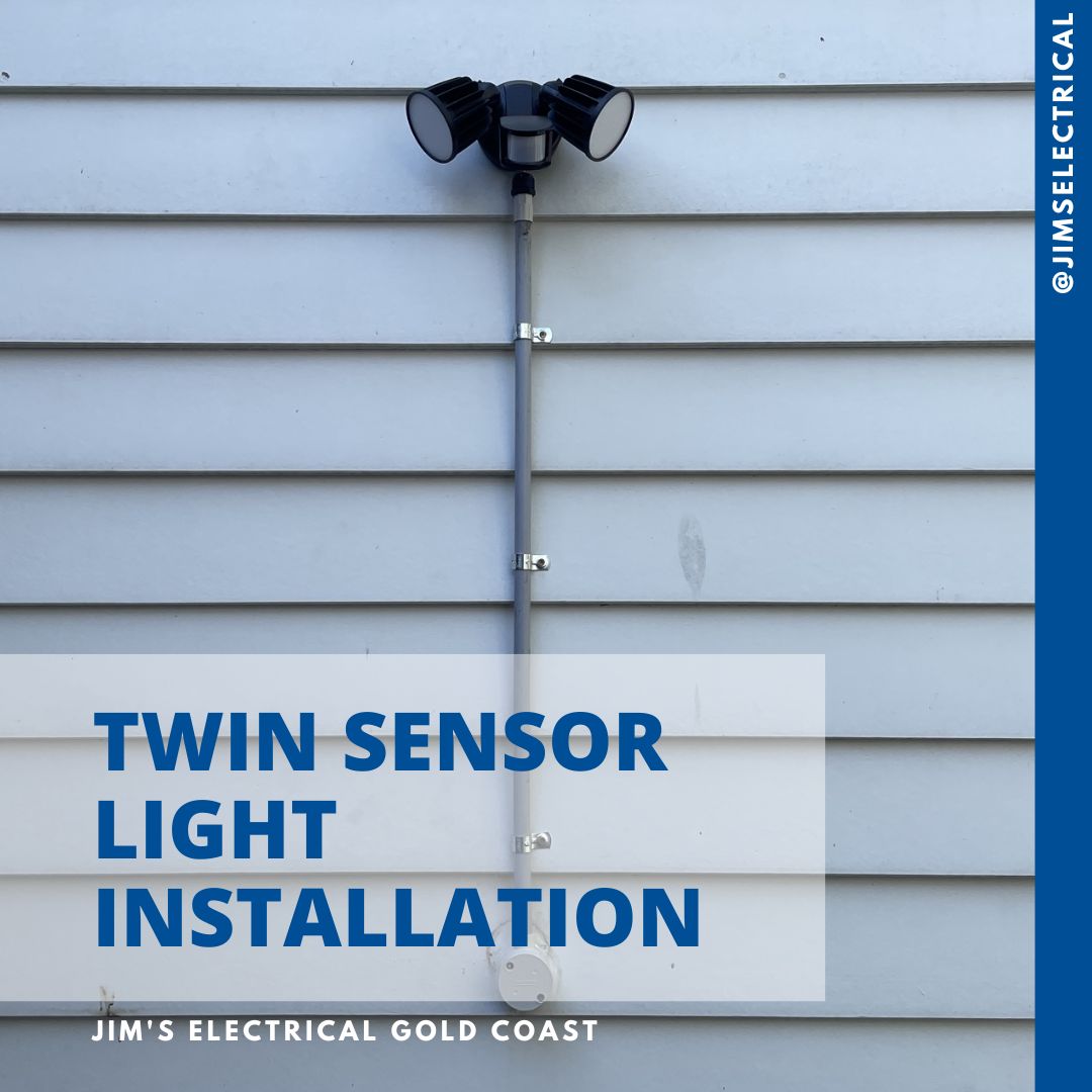 Twin Sensor Light Installation